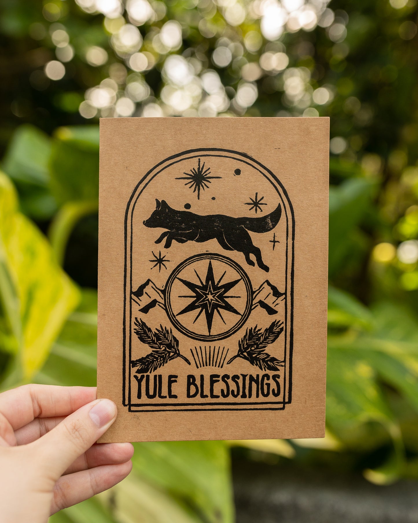 Yule Blessings Holiday Card