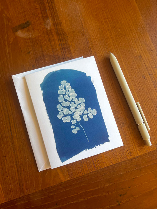 Maidenhair Fern Greeting Card
