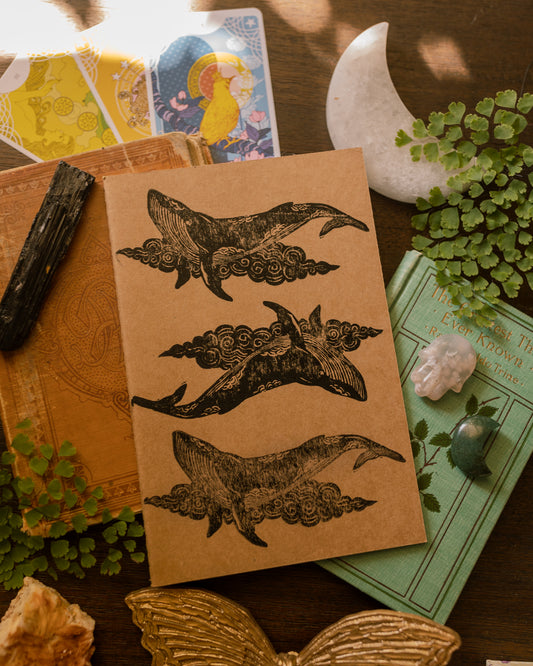 Whales in Flight Dream Journal (Softcover)